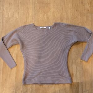 Cyrus Women's Taupe Crew Neck Sweater